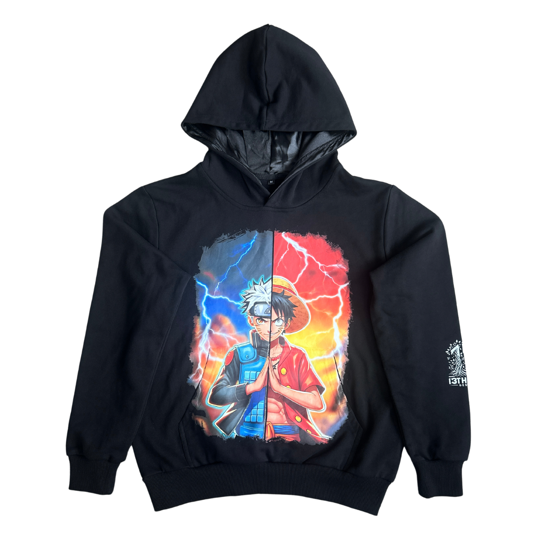 [PRE-ORDER] Ocean Motion x 13th Son "Satin Lined Anime Hoodie"